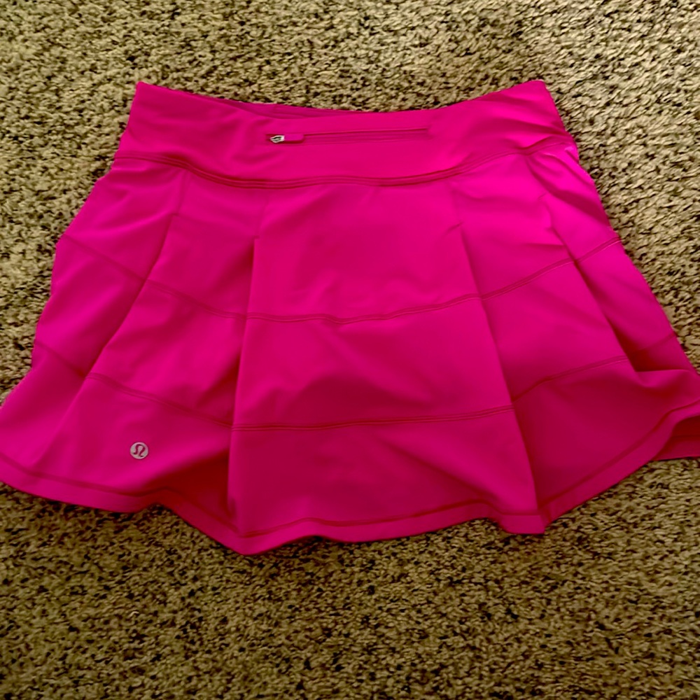 Neon Pink Lululemon Skort.